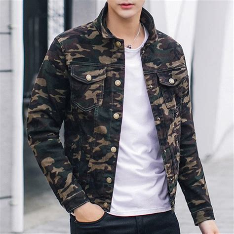 It's the solution to a slew of tricky style dilemmas, whether giving some edge to your smart clobber, or by adding a bit more protection on those unexpectedly chilly mornings. Mens Camouflage Slim Fit Jean Jacket Denim Coat Boys ...