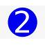 2 Clipart Blue Number  In Transparent Cartoon Free