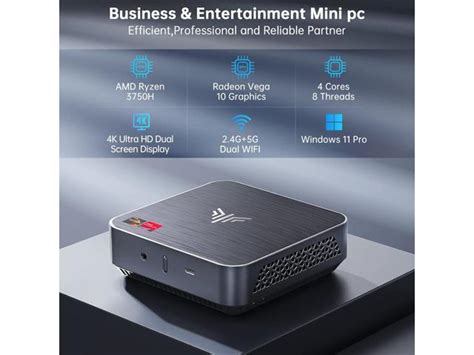 Kamrui Am02 Amd Ryzen 7 3750h Mini Pc Windows 11 Pro 16gb Ram 512 Gb