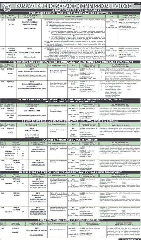 Habiskan mi pedas mayonis koko. PPSC Punjab Public Service Commission Jobs 2017 Veterinary ...