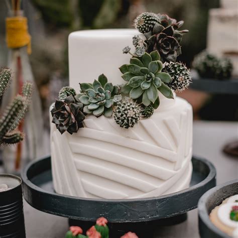 21 Succulent Wedding Cakes
