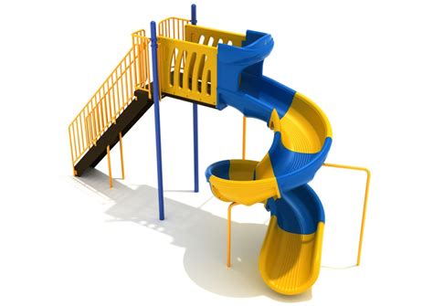 Playground Spiral Slide