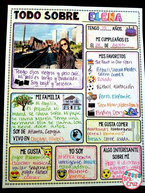 All About Me Todo Sobre Mí Back To School Worksheet In Spanish