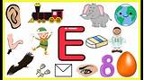 E · each · eagle · ear · early · earn · earring · earmuffs · earth Letter E-Things that begins with alphabet E-words starts ...