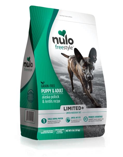 4.7 out of 5 stars. Nulo Freestyle Kibble Grain Free Dog Food Limited+ Puppy ...