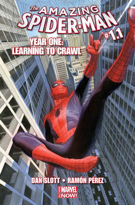 cómics the amazing spider man year one learning to crawl para revivir nuevamente los primeros