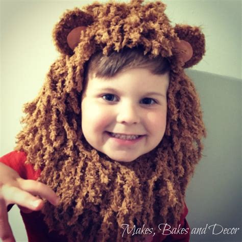 Lion Costume Tutorial Makes Bakes And Decor