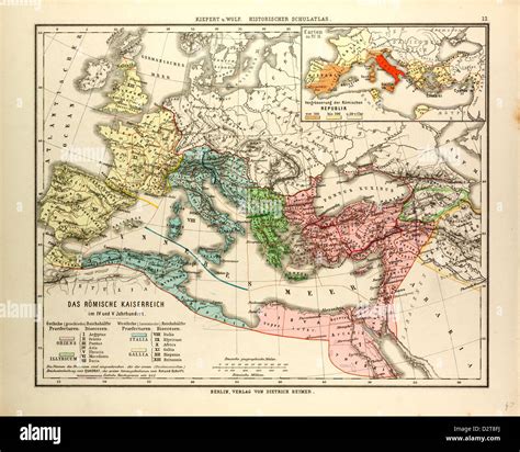 Roman Empire Map In English