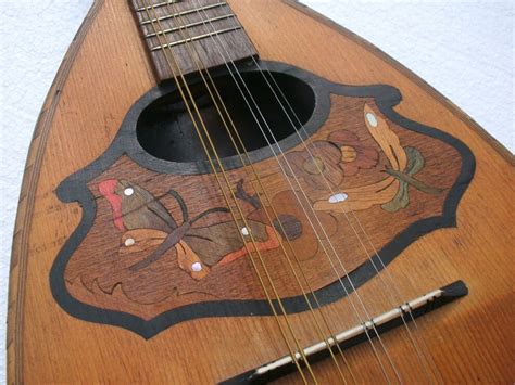 German Bowlback Mandolin Ca 1930s