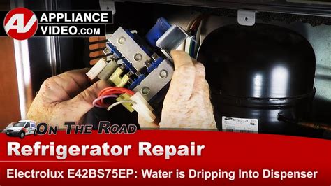 Now turn the refrigerator to the gas mode. Electrolux, Frigidare - Refrigerator - Water dripping from ...
