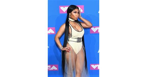 Nicki Minaj Outfit Vmas 2018 Popsugar Fashion Uk Photo 11