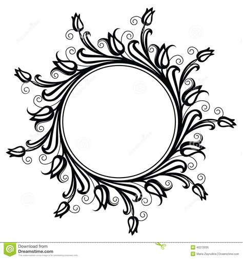 Try to search more transparent images related to flower frame png |. Elegante flower frame stock vector. Illustration of ornate ...