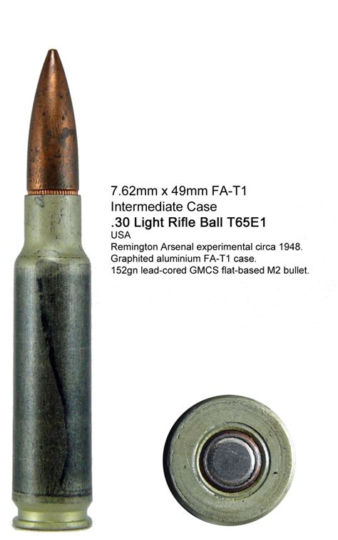 091 762mm X 49mm Fa T1 Intermediate Case Military Cartridges
