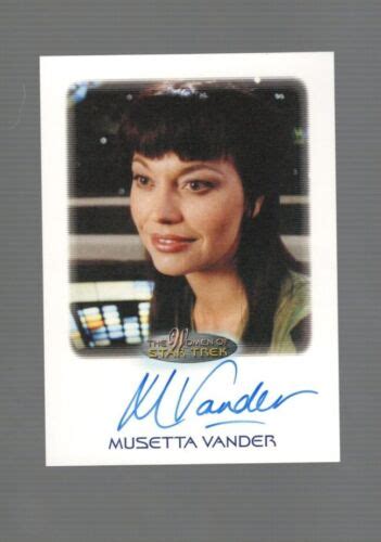 2010 Rittenhouse The Women Of Star Trek Musetta Vander Autograph Derran