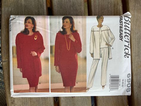 Butterick 6705 Misses Uncut Factory Fold Sewing Pattern Size Etsy In