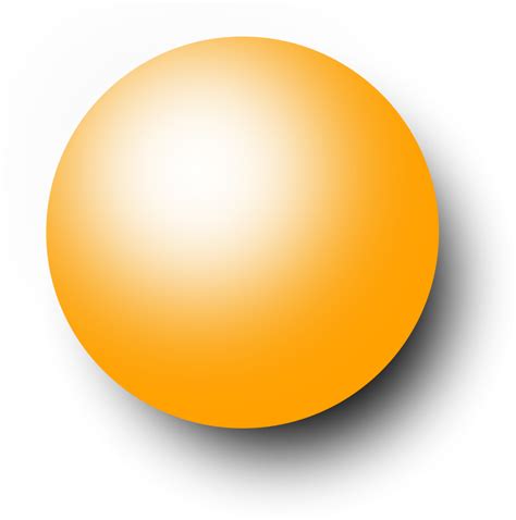 Free Yellow Ball Cliparts, Download Free Clip Art, - Orange Ping Pong png image