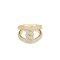 18K YELLOW GOLD CIALOMA DIAMOND SINGLE KNOT PAVE RING Roberto Coin