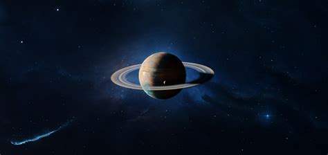 Space Planet Planetary Rings Space Art Hd Wallpaper