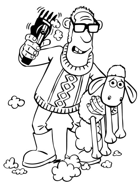 Top 9 Coloring Pages Shaun The Sheep Terbaik 2021