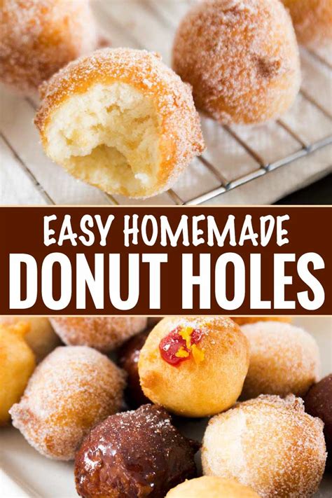 Easy Homemade Donut Holes The Chunky Chef