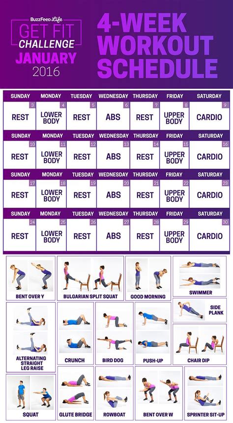 This 28 Day Challenge Will Get You To Actually Start Working Out Workout Challenge Workout