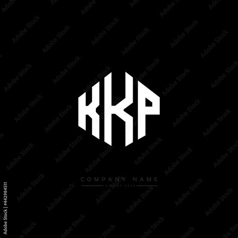Kkp Letter Logo Design With Polygon Shape Kkp Polygon Logo Monogram