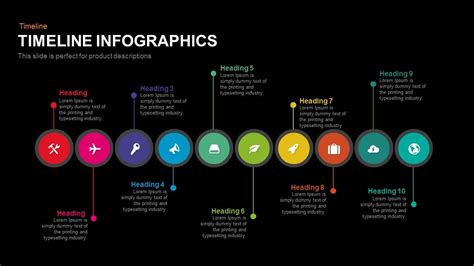 Keynote Infographics Pack Template Timeline Infograph