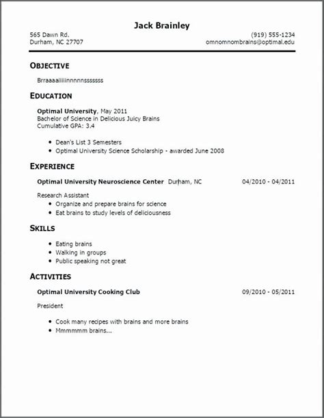 A short description of job or job source, a link. 40 First Job Resume Template in 2020 | Job resume examples ...