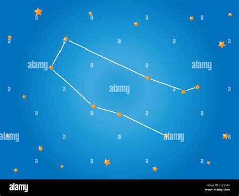 Gemini Constellation Stars In Outer Space Zodiac Sign Gemini