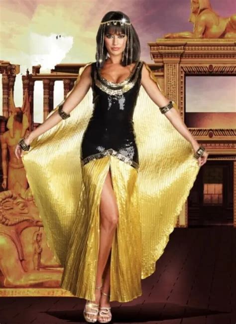 new sexy halloween ancient egyptian queen cosplay costume free size for halloween hot sale role