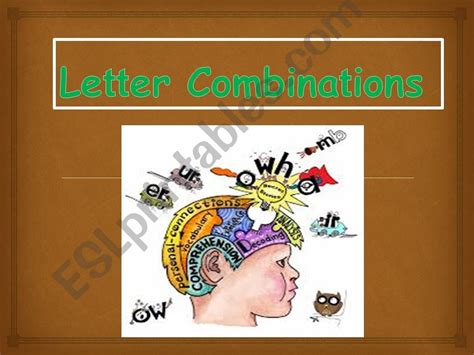 Esl English Powerpoints Letter Combinations