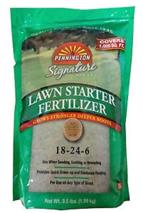 In fact, i'm not sure the turfbuilder did anything noticeable. Lawn Starter Fertilizer - 3.5 Lbs