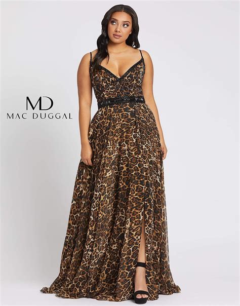 Products in stock will ship out within 2 business days. 67251F - Mac Duggal Plus Size Prom Dress in 2020 | Printed ...