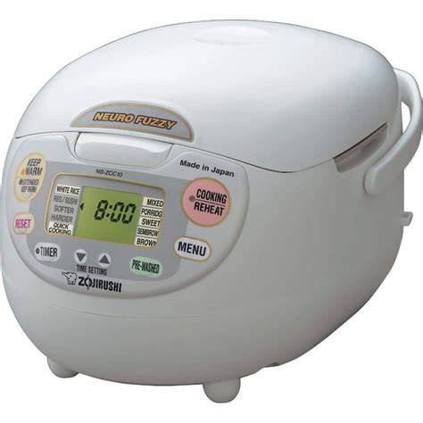 Zojirushi Neuro Fuzzy 5 5 Cup Premium White Rice Cooker With Built In Timer