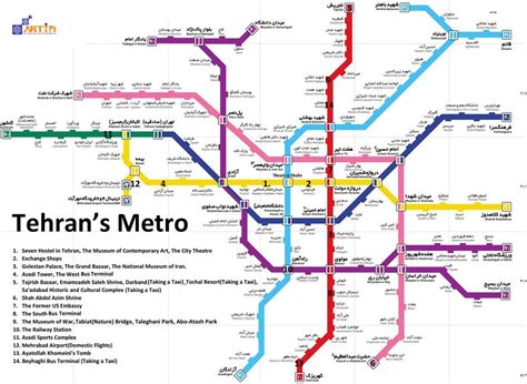 A Full Guide To Tehran Subway Artin Travel