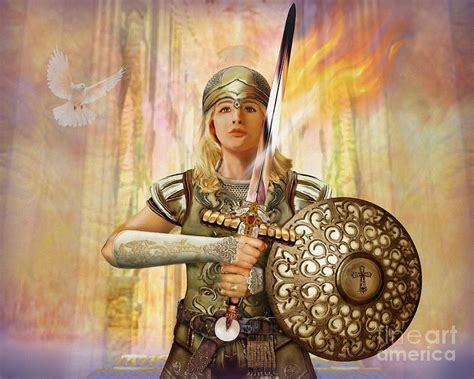 Warrior Bride The Anointed Painting By Todd L Thomas