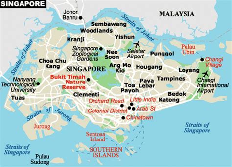 Geography The Republic Of Singapore