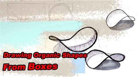 How To Draw Organic Shapes I Building Design Ideas In Boxes Youtube