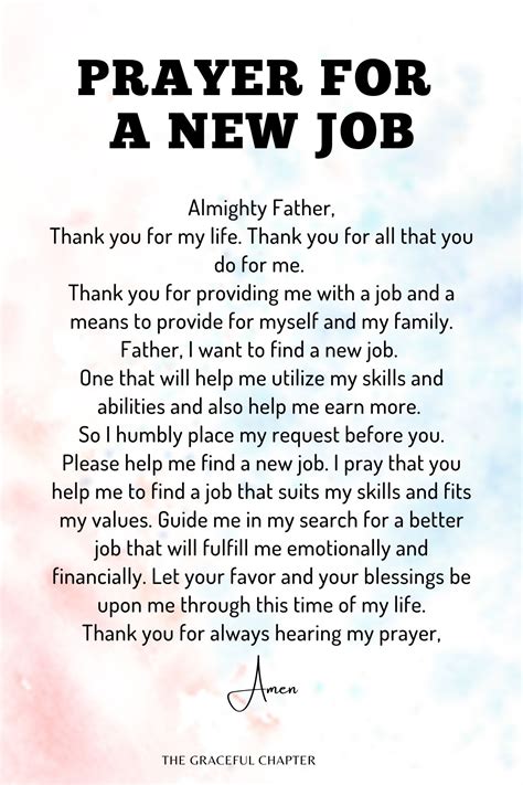 8 Effective Prayers For Employment The Graceful Chapter