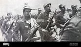 Angolan army on parade after independence from Portugal and following ...