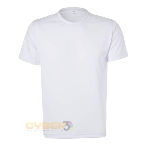 Camiseta 100 Algodão Branca Manga Curta Fio 301 Penteado Adulto