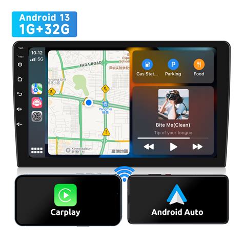 Podofo Double Din Car Stereo Compatible With Apple Carplay And Android A