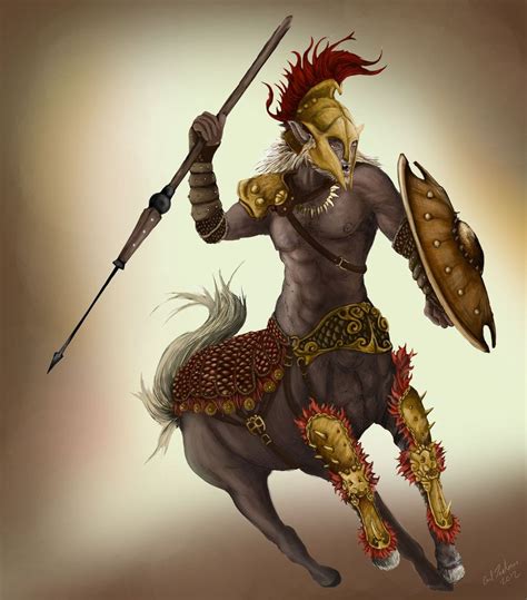 Centaur Centurion By XenoBunny On DeviantArt Centaur Mythological Creatures Centaur Warrior
