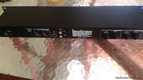 Lexicon Reverbs M X 200 Effects 100 Shipped The Steel Guitar Forum