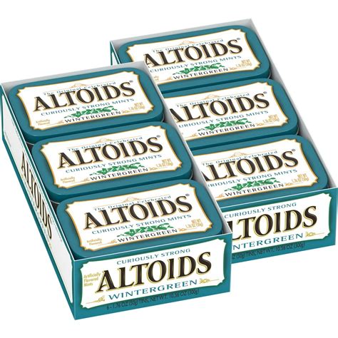 Altoids Breath Mints Classic Wintergreen 176 Oz Tin