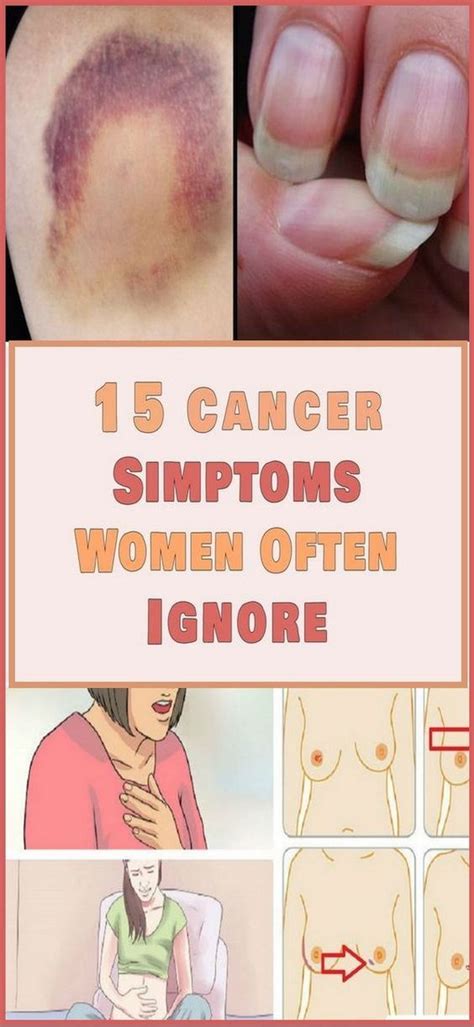 Health 15 Cancer Symptoms Women Often Ignore