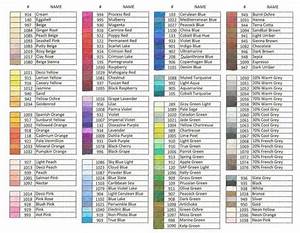 Prismacolor Printable Color Charts 150