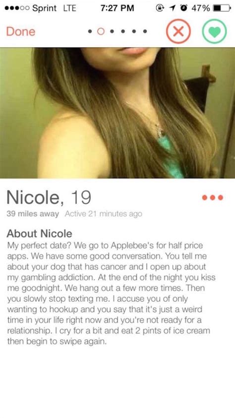 This Girls Tinder Profile Will Have You Swiping Right Out Of Sheer