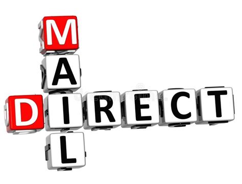 3d Get Direct Mail Crossword Stock Illustrations 14 3d Get Direct