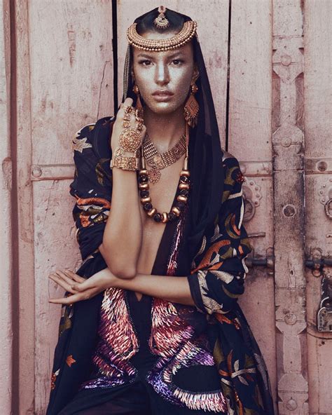 Kate King Models Sari Style For How To Spend It By Andrew Yee Fashion